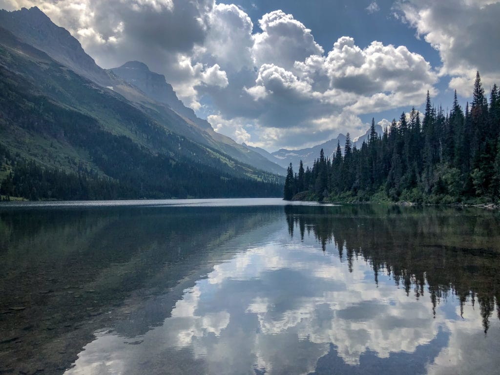A view of a lake.