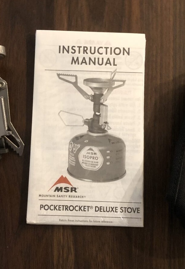 Stove Instruction Manual