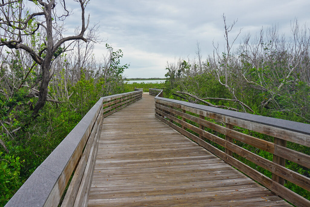 Wood bridge on the Florida Keys Overseas Heritage Trail
