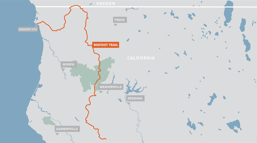 BigfootTrail-rectangle Map of Bigfoot Trail