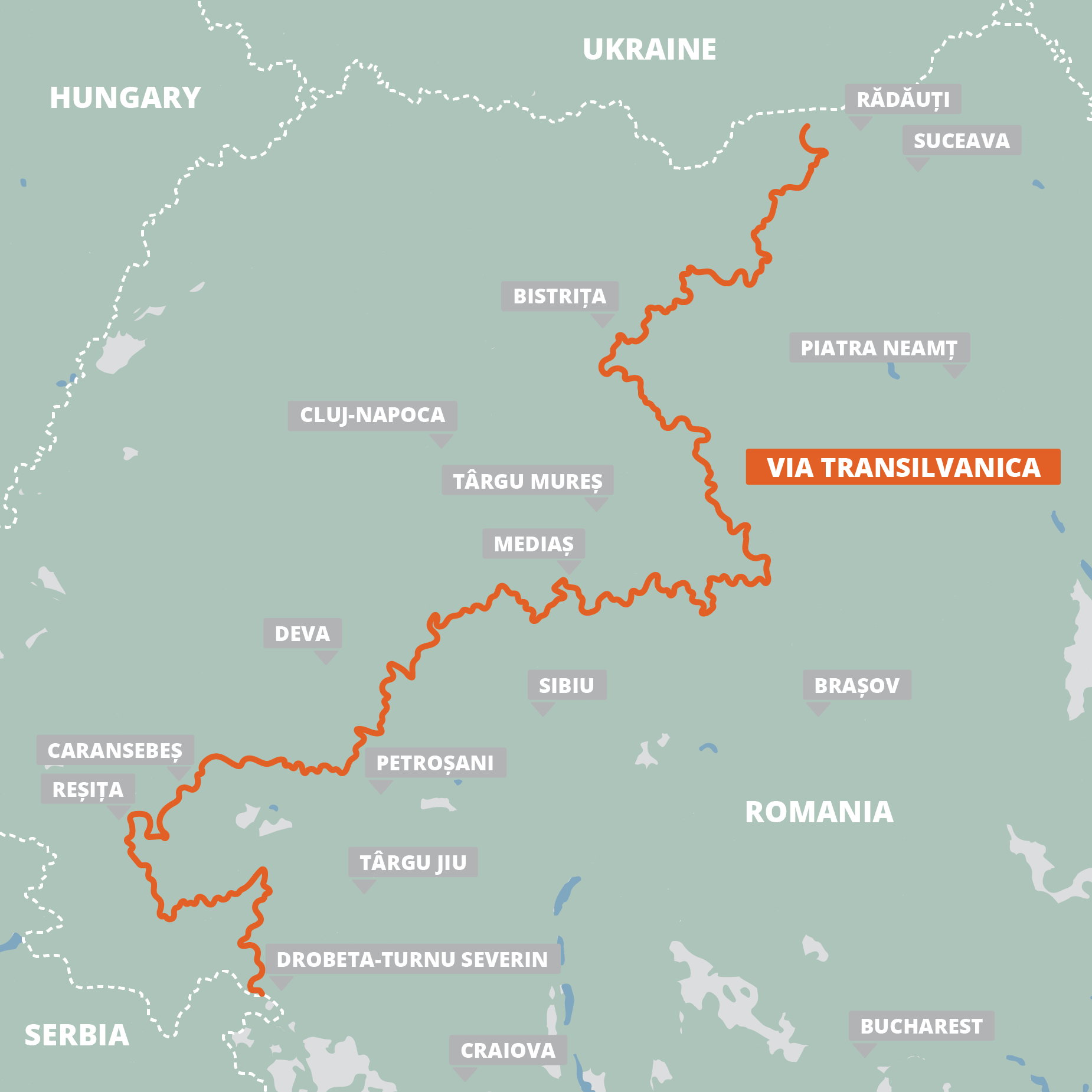 Via Transilvanica FarOut map - square