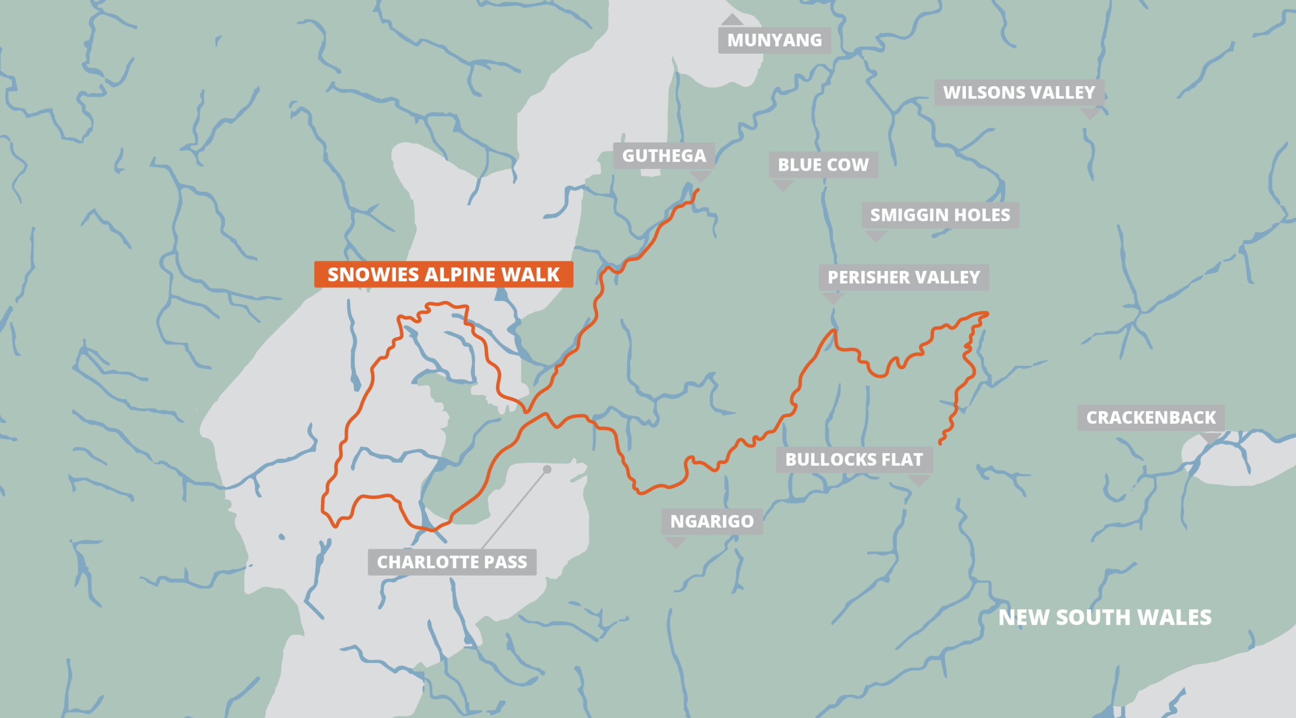 Snowies Alpine Walk FarOut map