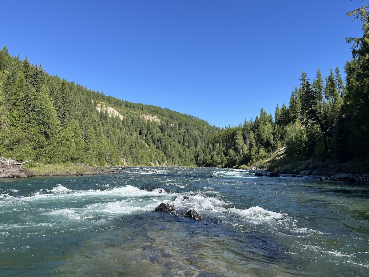 north fork of the flathead river upper fool hen