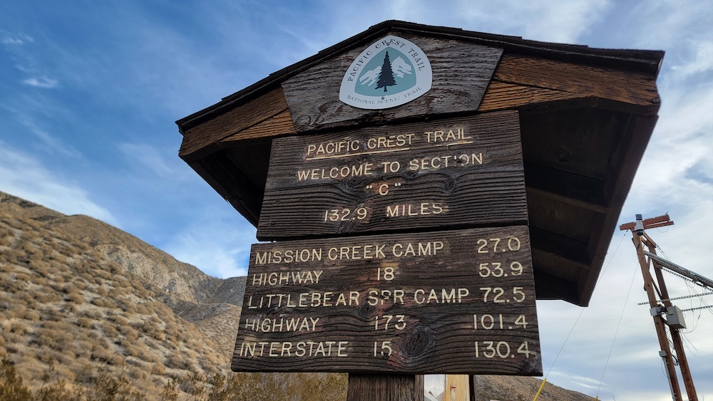 PCT Section "C" sign