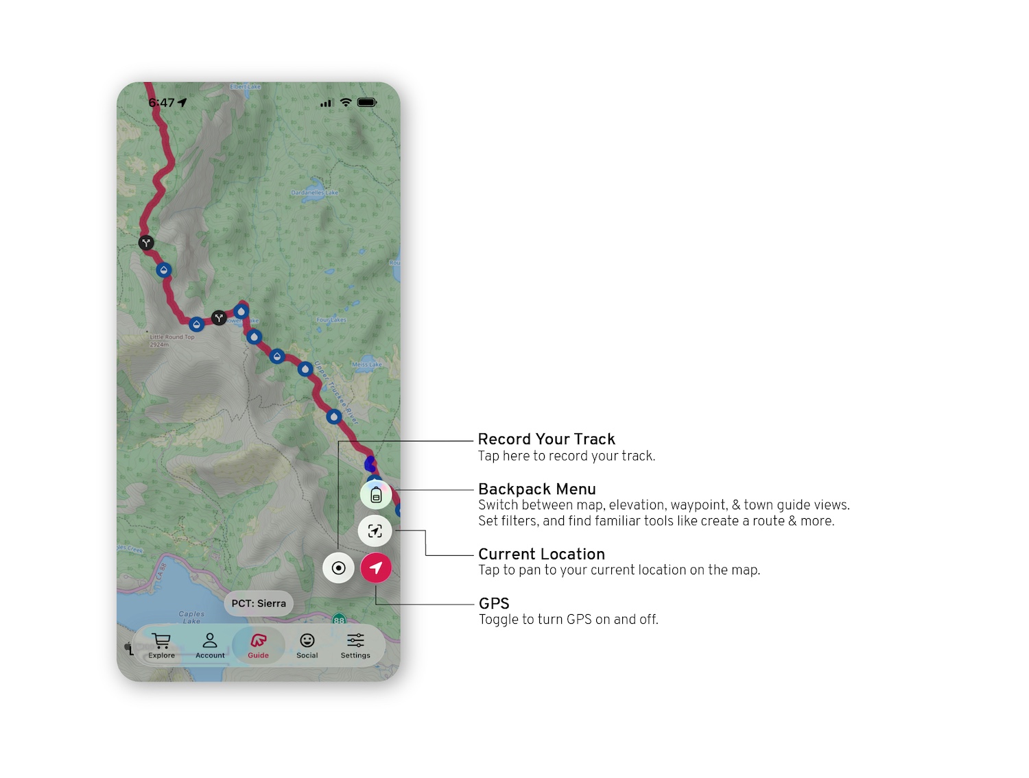 iOS26 FarOut app how to app basics - guide view