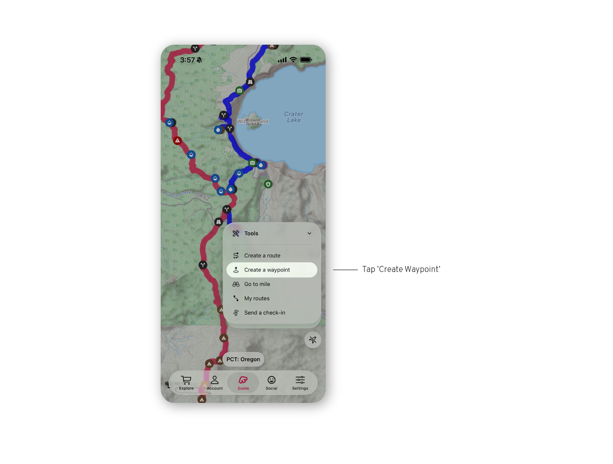 FarOut iOS 26 how to - custom waypoints create
