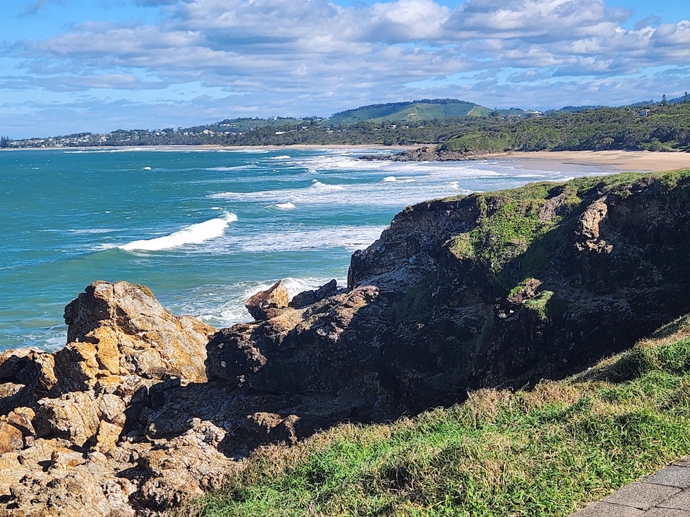 Yuraygir and Solitary Islands Coastal Walks a rocky coast in Australia
