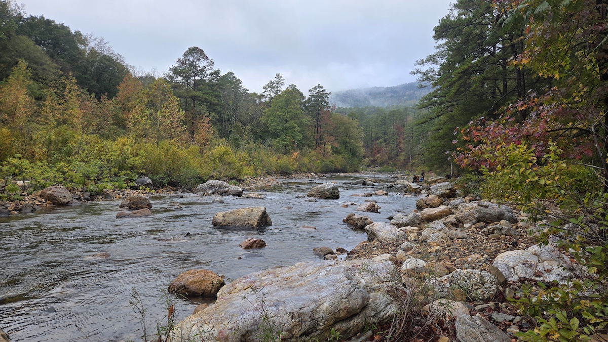 a river on the Arkansas Eagle Rock Loop