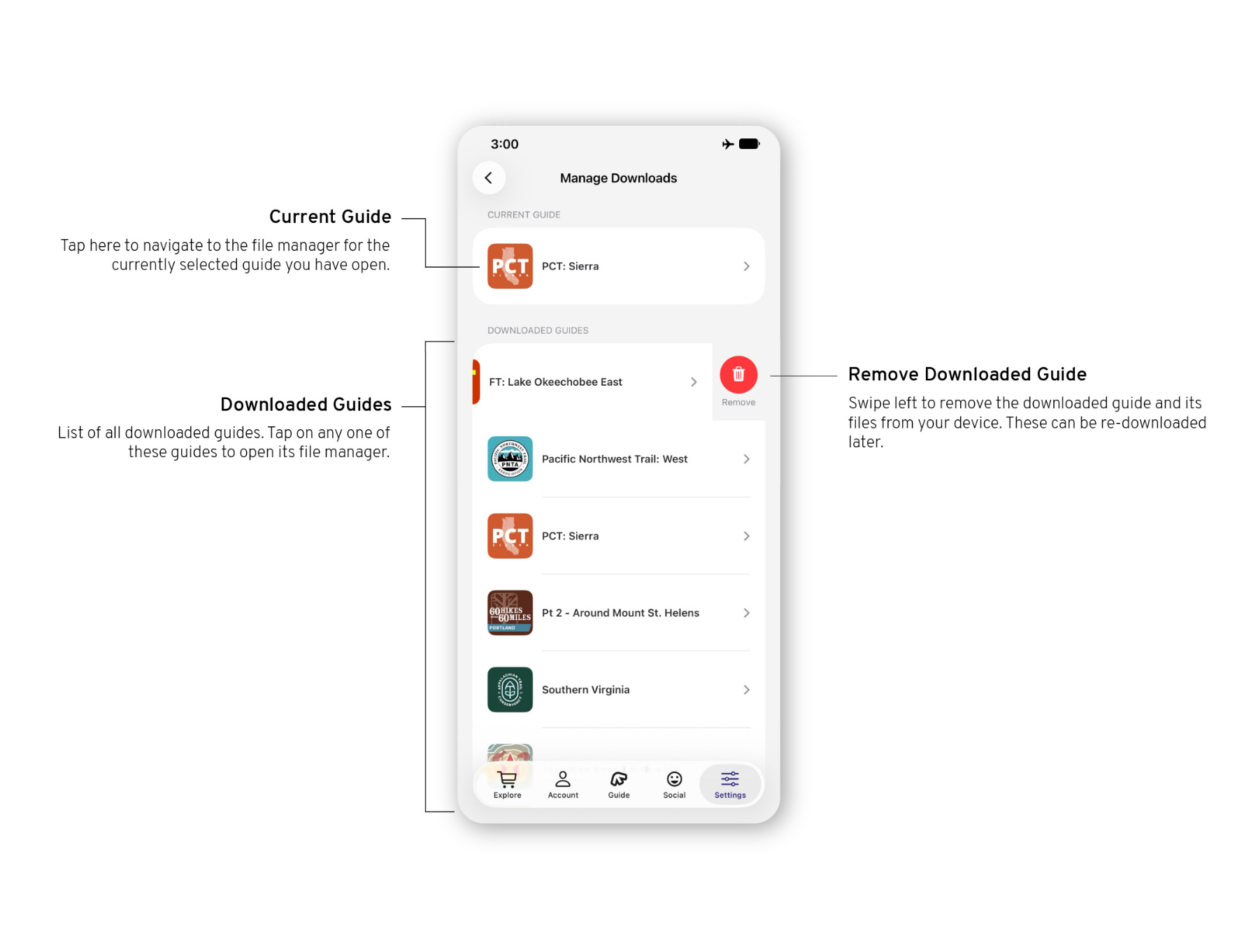 iOS26 FarOut app how to app basics - manage downloads