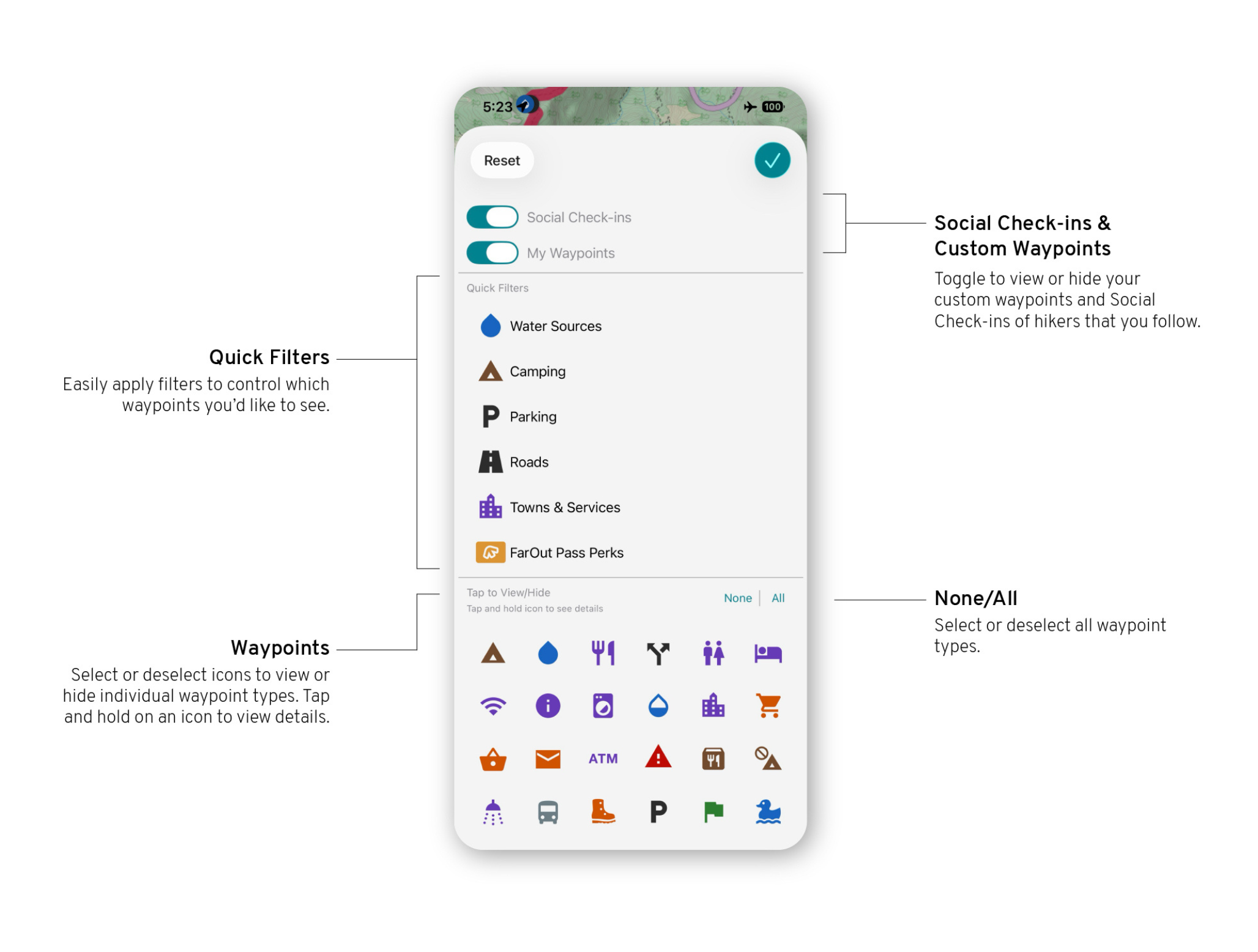 iOS26 FarOut app how to app basics - filters