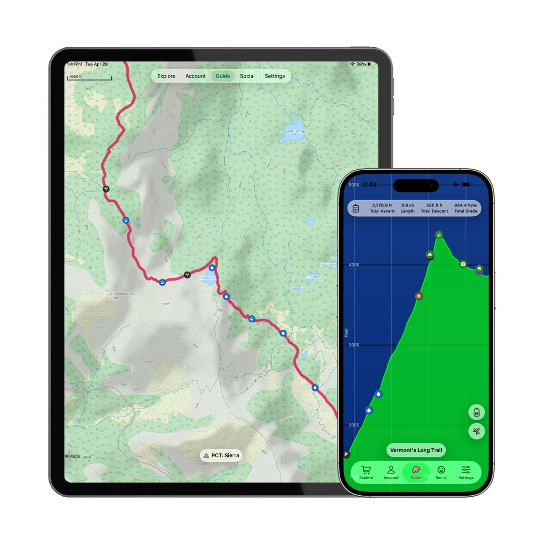 Features - app screenshots updated (1) FarOut app on an iPad and iPhone