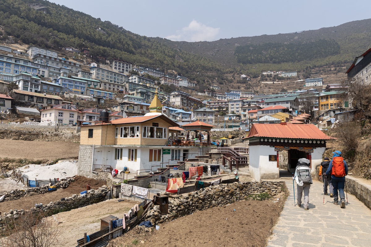 a village in Nepal close to Mount Everest